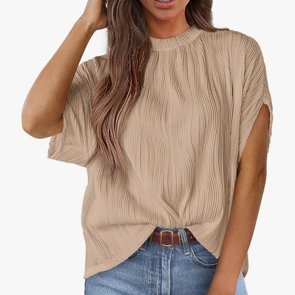 Chic Beige Women's Blouse